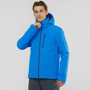 Salomon Blast Jacket M Férfi Síkabátok Kék | 79864-XAJT