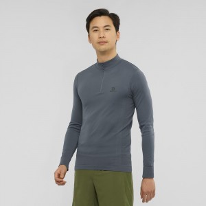 Salomon Essential Seamless Férfi Futókabát Gray | 79150-LIXF