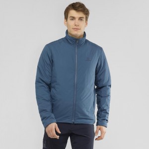 Salomon Outrack Insulated Jacket M Férfi Kabát Sötétkék | 37804-BOKX