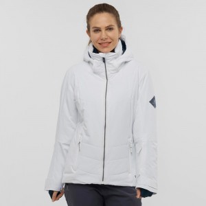 Salomon Prevail Jacket W Női Síkabátok Fehér | 86129-UIZW