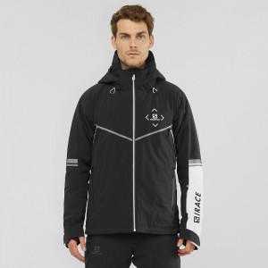 Salomon Race Jacket M Férfi Síkabátok Fekete | 04965-TRUB