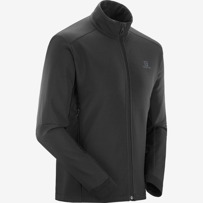 Salomon Agile Softshell Férfi Futókabát Fekete | 82691-FPIQ