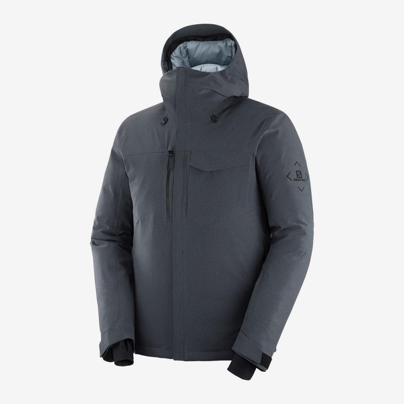 Salomon Arctic Down Jacket M Férfi Síkabátok Gray | 93650-DNRB