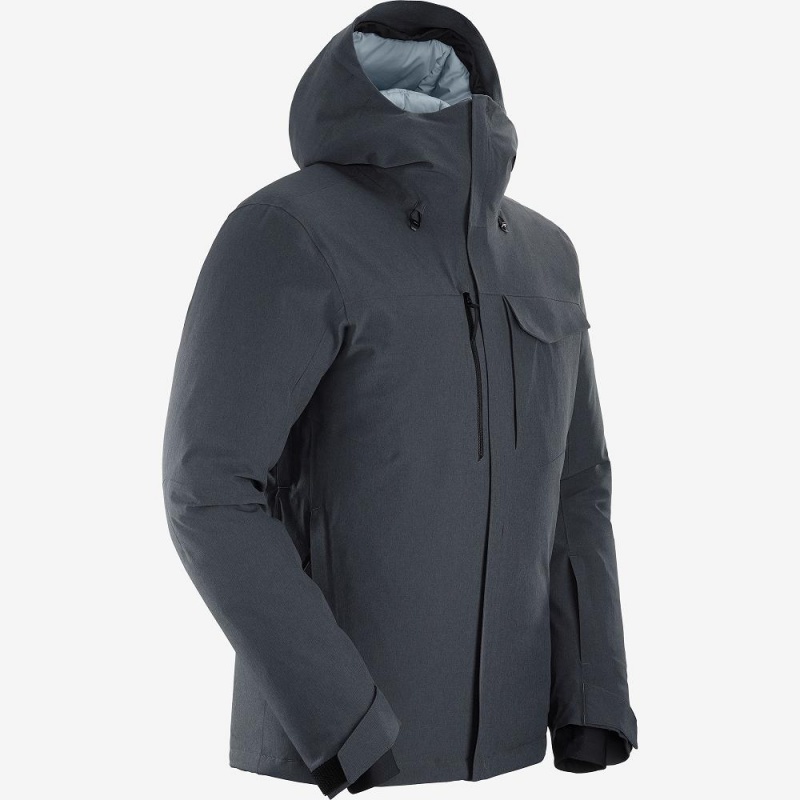 Salomon Arctic Down Jacket M Férfi Síkabátok Gray | 93650-DNRB