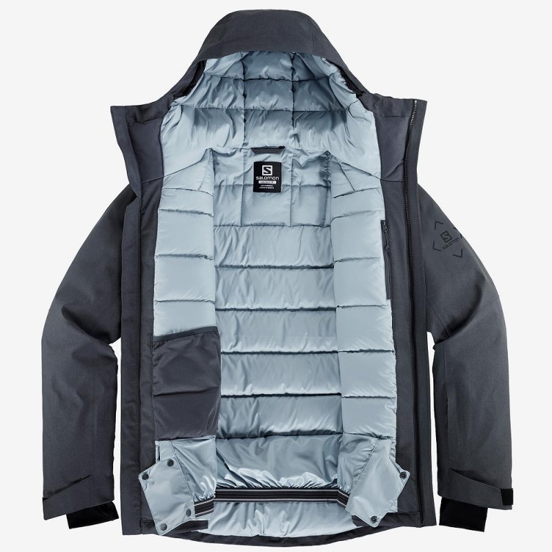 Salomon Arctic Down Jacket M Férfi Síkabátok Gray | 93650-DNRB