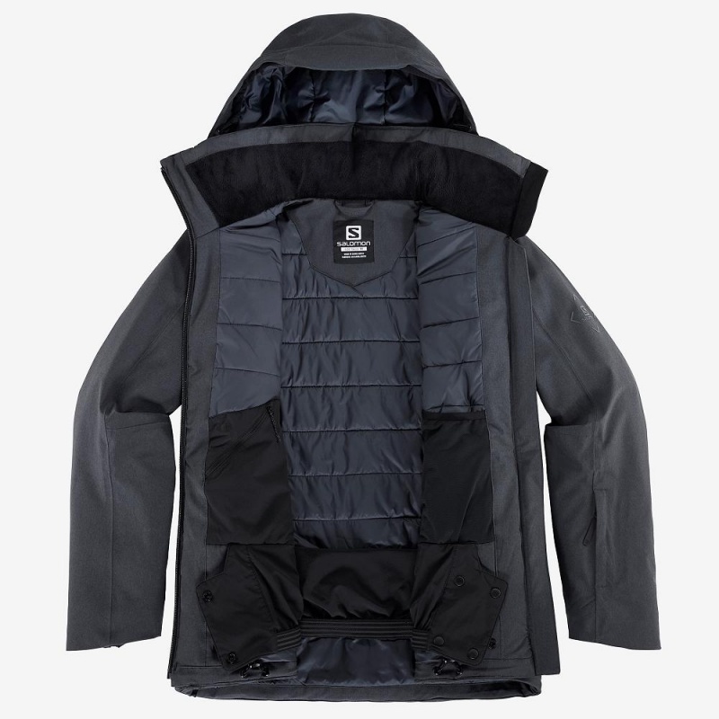 Salomon Arctic Jacket W Női Síkabátok Fekete | 86497-TLKG