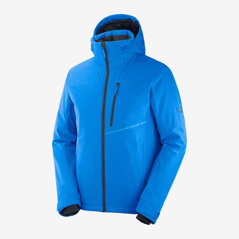 Salomon Blast Jacket M Férfi Síkabátok Kék | 79864-XAJT