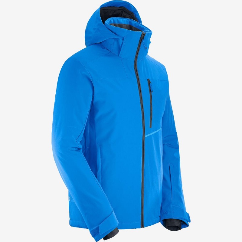 Salomon Blast Jacket M Férfi Síkabátok Kék | 79864-XAJT