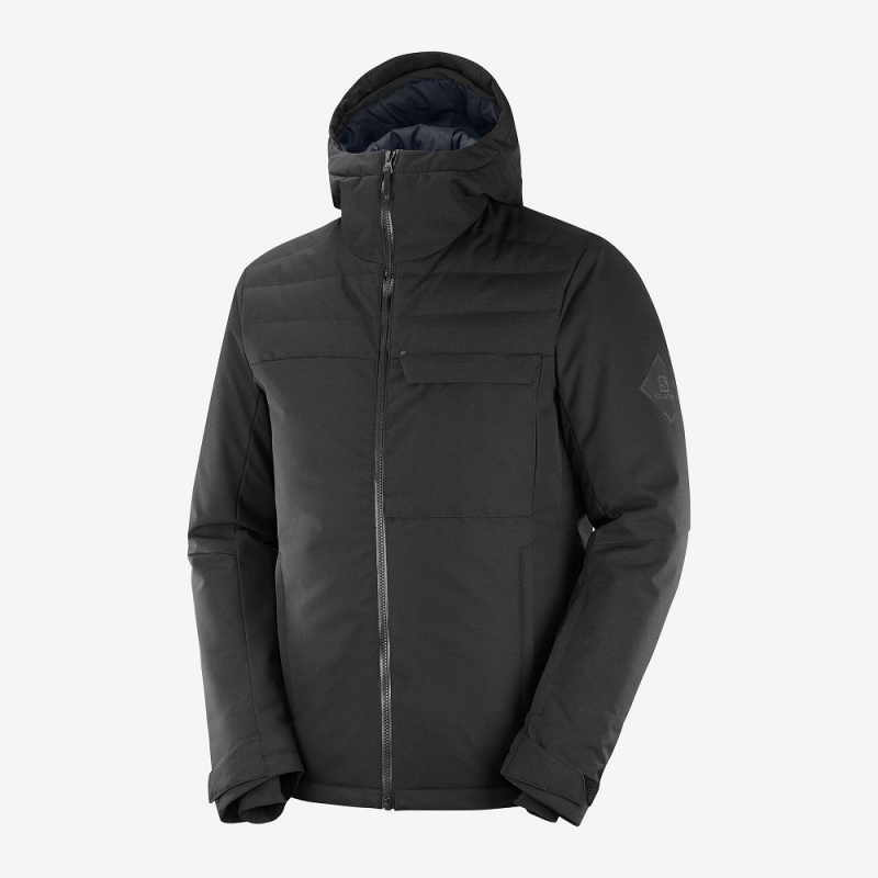 Salomon Deepsteep Jacket M Férfi Síkabátok Fekete | 95342-ZHOE