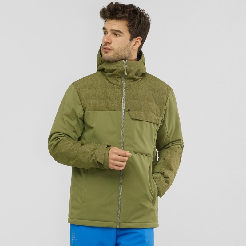 Salomon Deepsteep Jacket M Férfi Síkabátok Zöld | 93048-DJUY