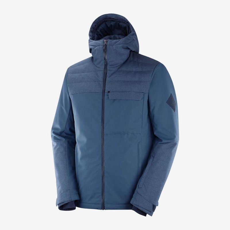 Salomon Deepsteep Jacket M Férfi Síkabátok Sötétkék | 30754-XAEV