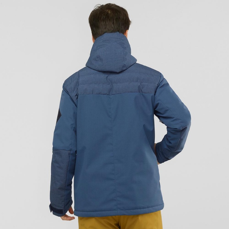 Salomon Deepsteep Jacket M Férfi Síkabátok Sötétkék | 30754-XAEV