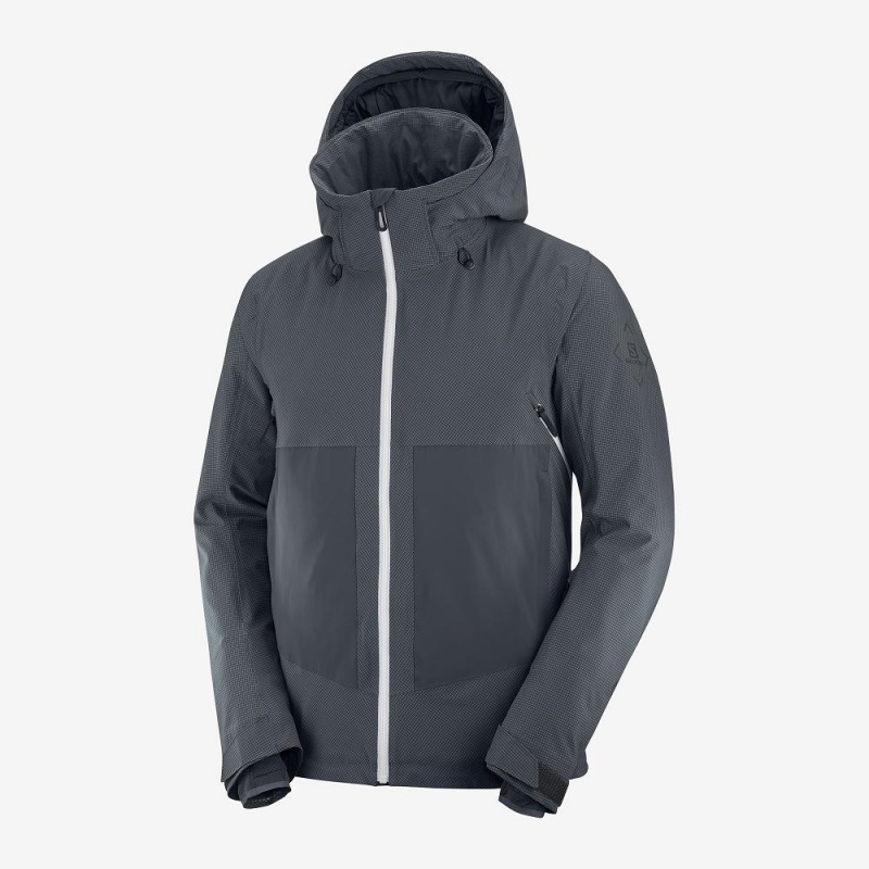 Salomon Epic Jacket M Férfi Síkabátok Gray | 06541-PTUZ