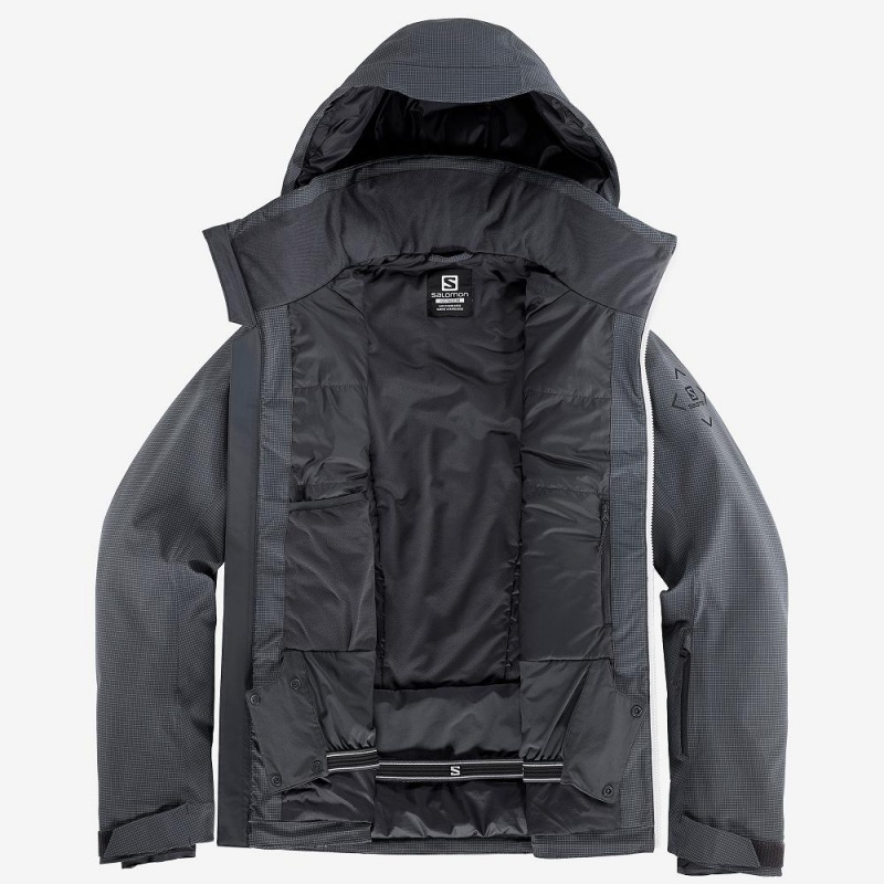 Salomon Epic Jacket M Férfi Síkabátok Gray | 06541-PTUZ