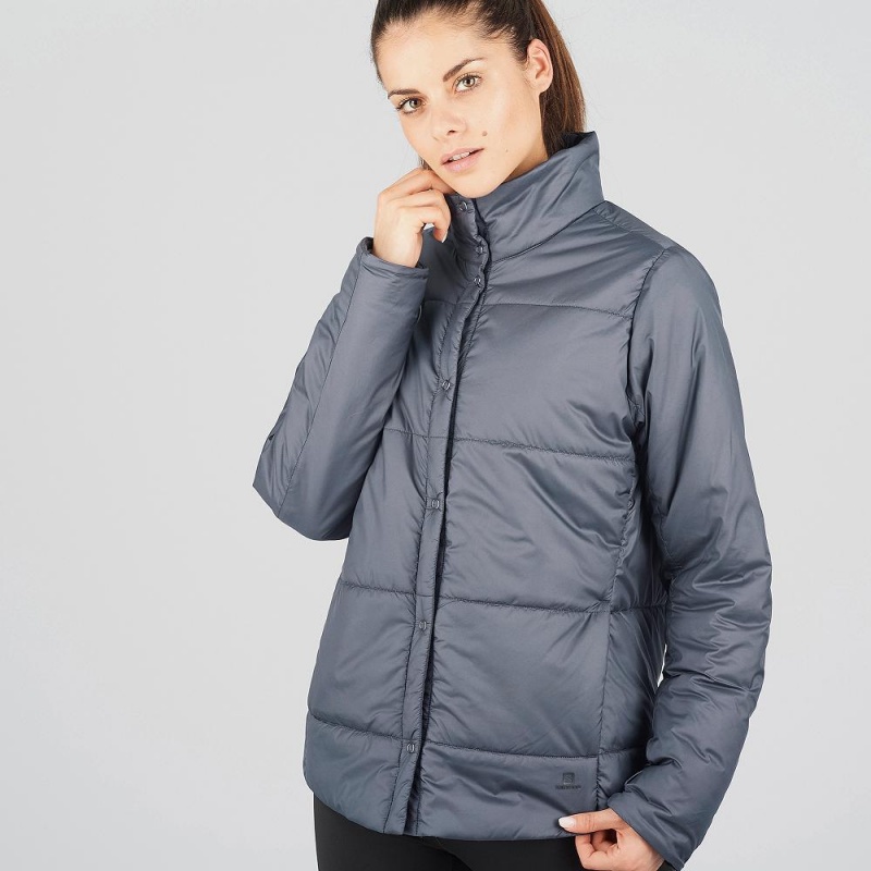 Salomon Outlaw 3In1 Jacket W Női Síkabátok Fekete | 82670-FDNK