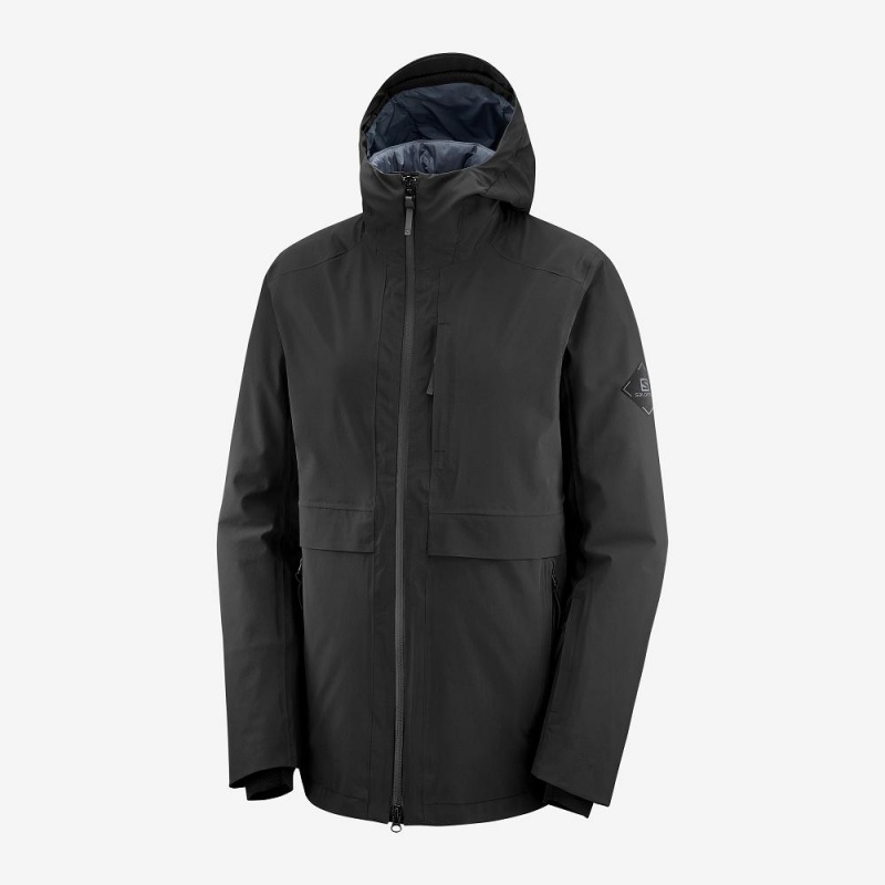 Salomon Outlaw 3In1 Jacket W Női Síkabátok Fekete | 82670-FDNK