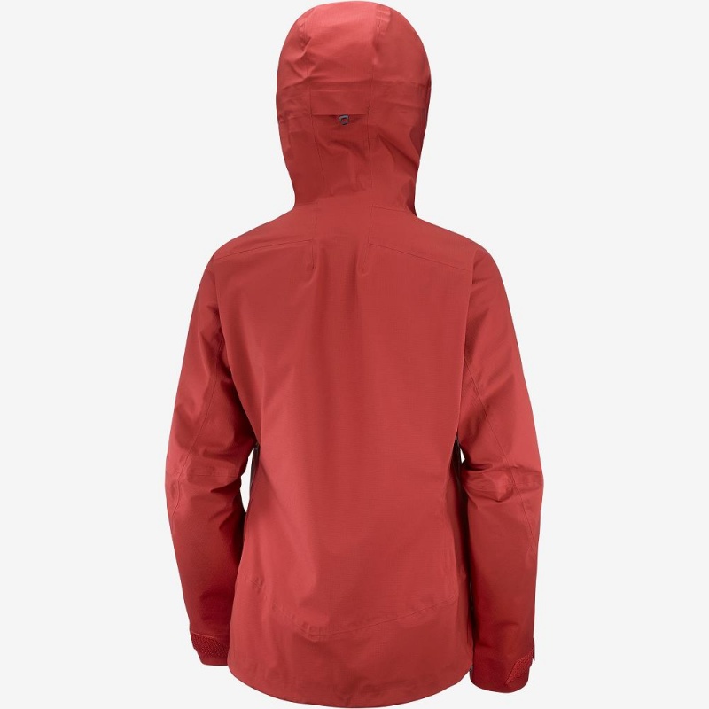 Salomon Outpeak 3L Light Jacket W Női Síkabátok Piros | 94012-TFPG