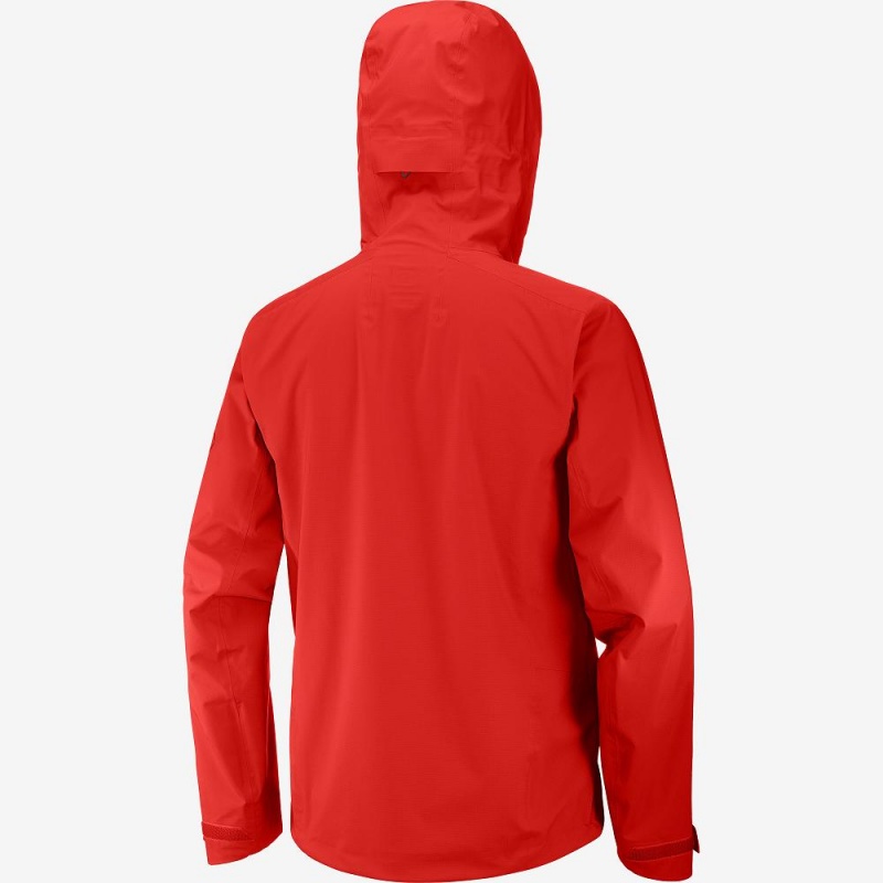 Salomon Outpeak 3L Light Shell Jacket M Férfi Síkabátok Piros | 71925-RBCV