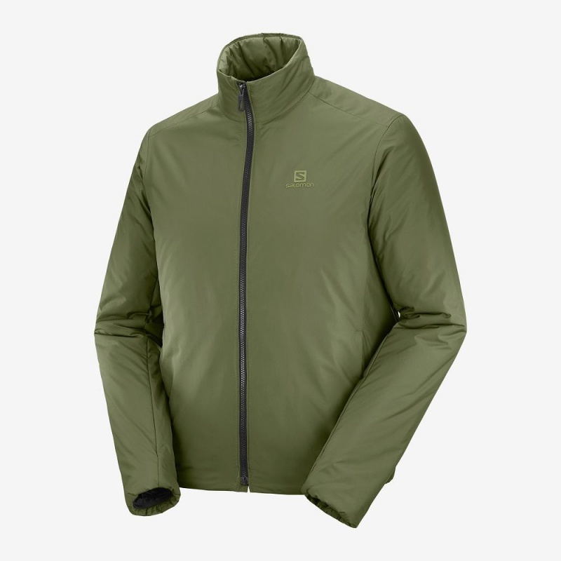 Salomon Outrack Insulated Jacket M Férfi Kabát Zöld | 28915-MEIO