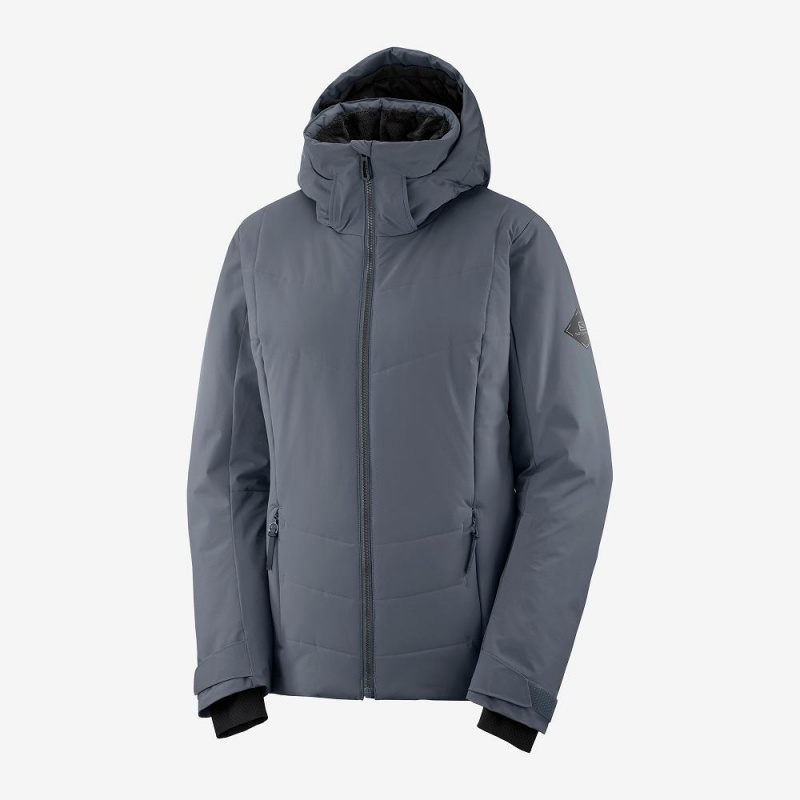 Salomon Prevail Jacket W Női Síkabátok Gray | 84563-MDLZ