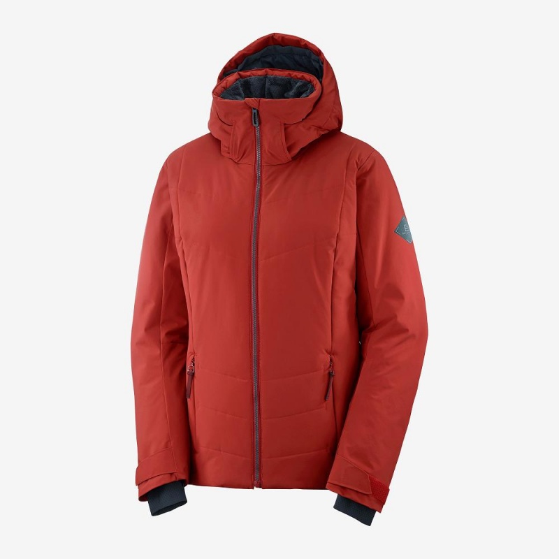 Salomon Prevail Jacket W Női Síkabátok Piros | 64072-DBOQ