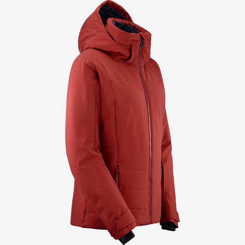 Salomon Prevail Jacket W Női Síkabátok Piros | 64072-DBOQ