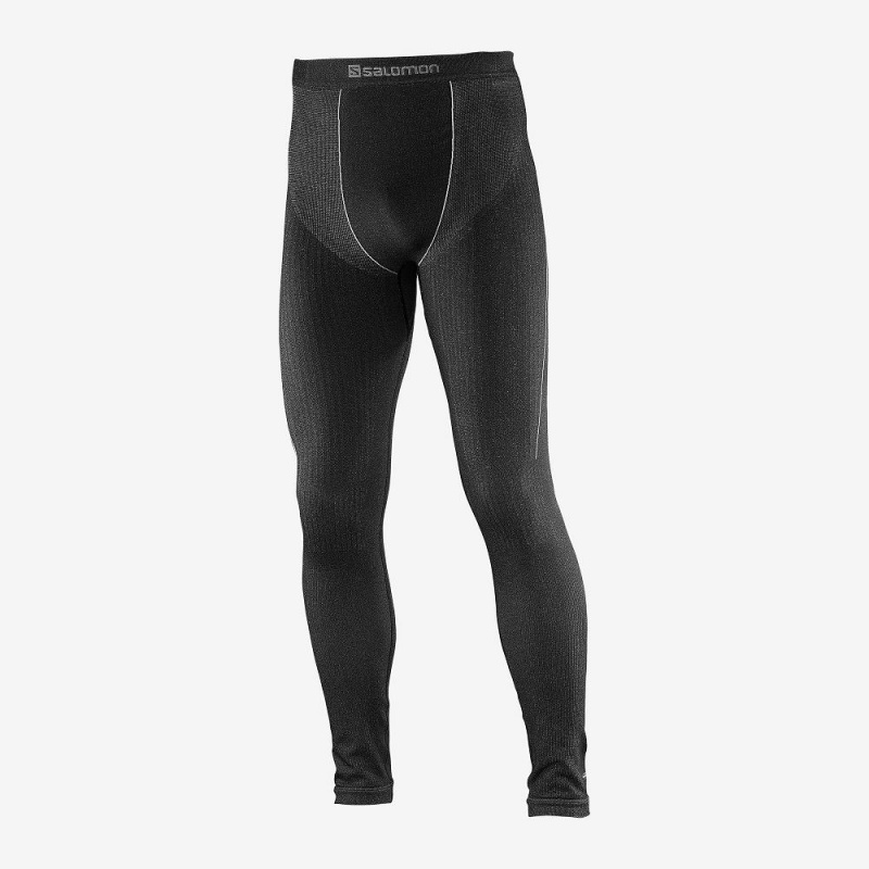 Salomon Primo Warm Tight Seamless M Férfi Harisnyanadrág Fekete | 76953-TUGJ