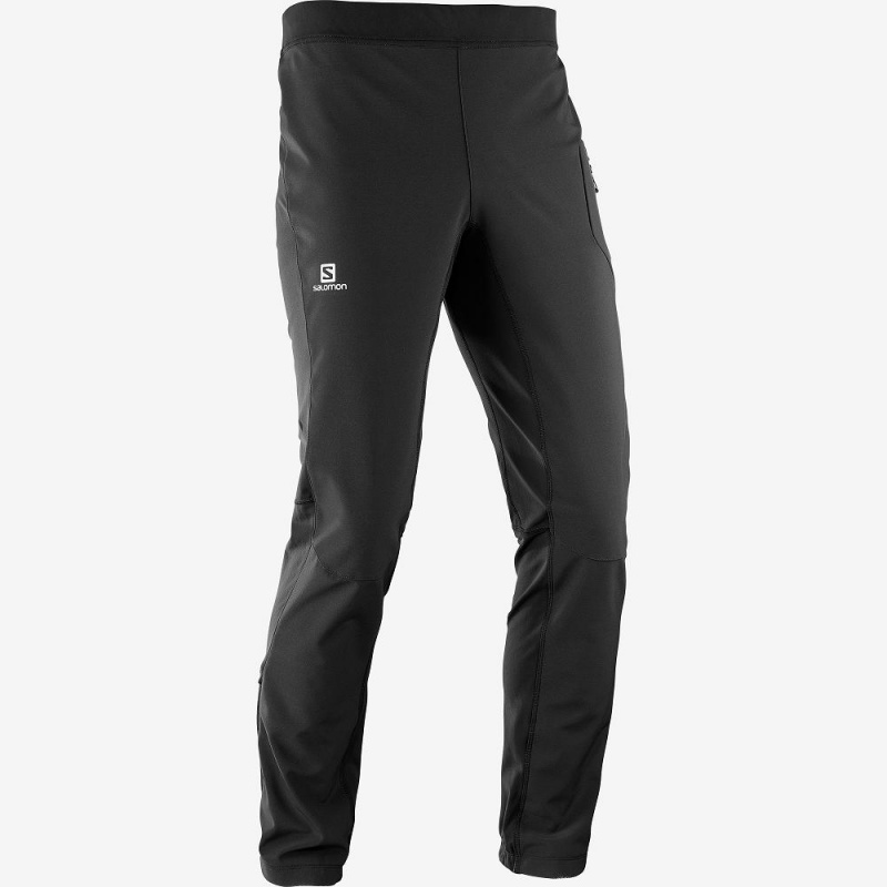 Salomon Rs Warm Softshell M Férfi Nadrág Fekete | 57183-JSFH