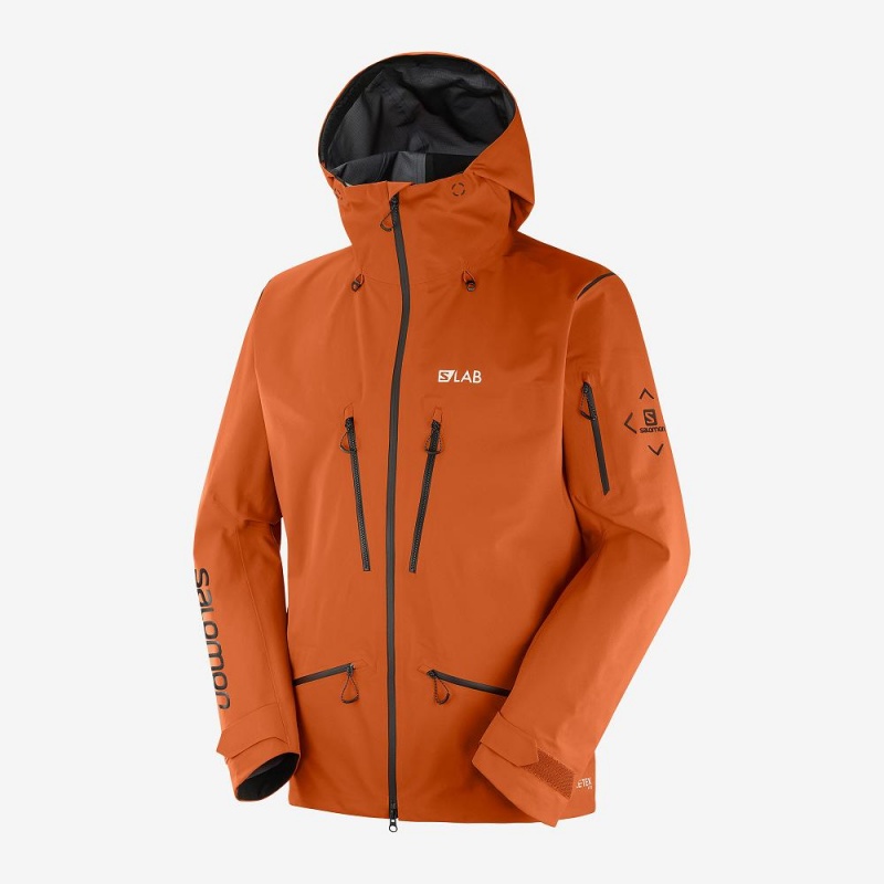 Salomon S Lab GtxU00Ae Pro 3L Shell Jacket M Férfi Kabát Barna | 92875-OVSF