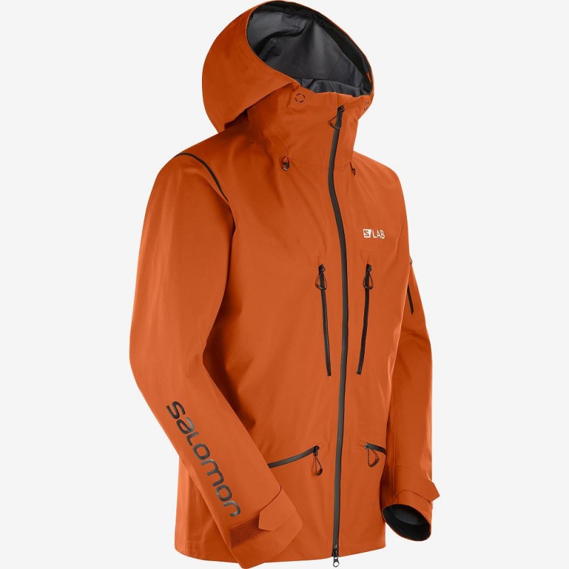 Salomon S Lab GtxU00Ae Pro 3L Shell Jacket M Férfi Kabát Barna | 92875-OVSF