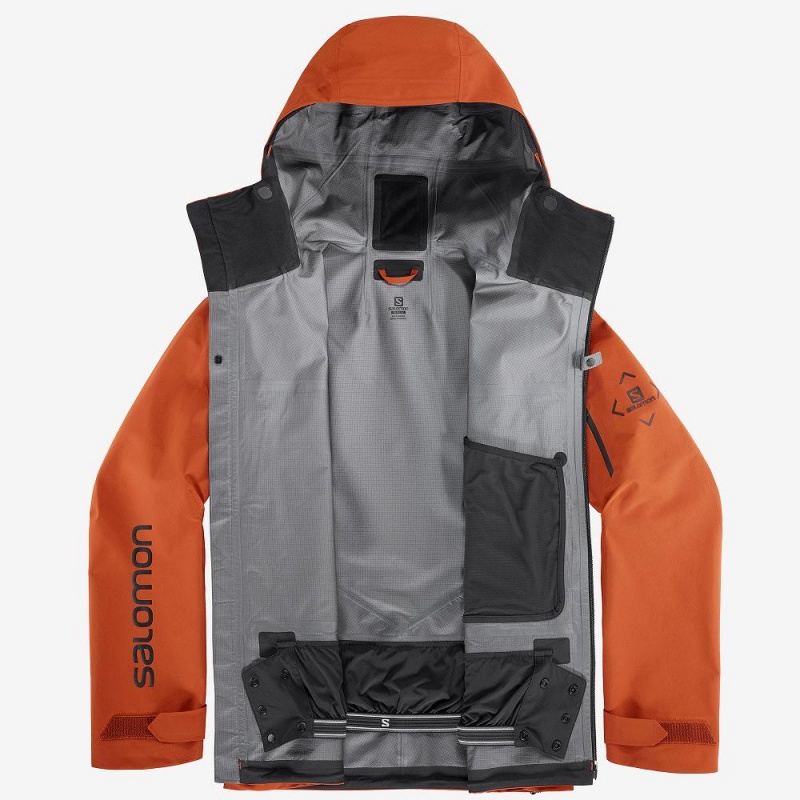 Salomon S Lab GtxU00Ae Pro 3L Shell Jacket M Férfi Kabát Barna | 92875-OVSF