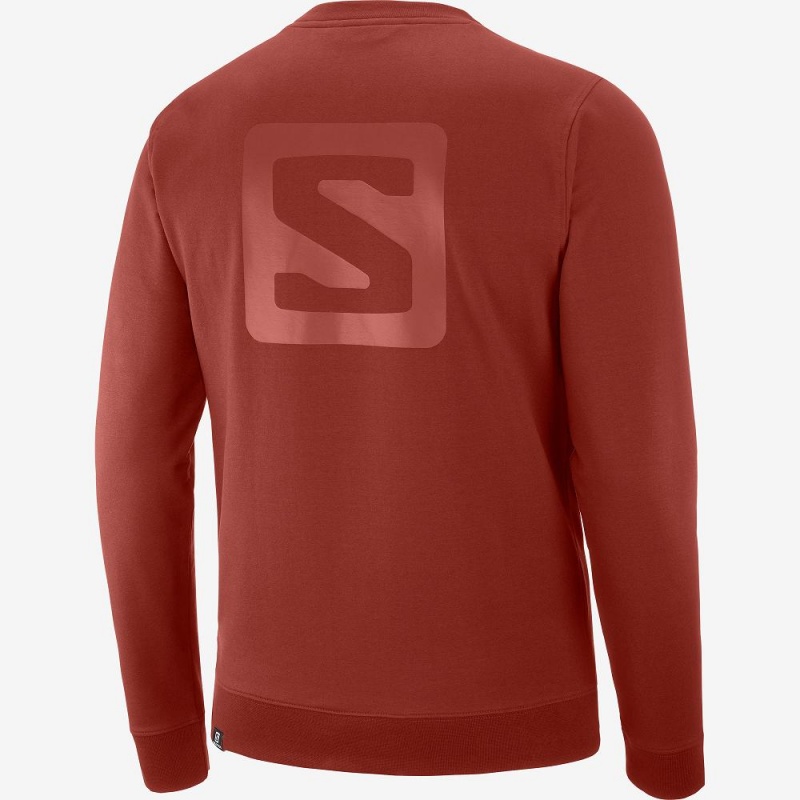 Salomon Shift Crewneck M Férfi Pulóver Piros | 94287-SCHO