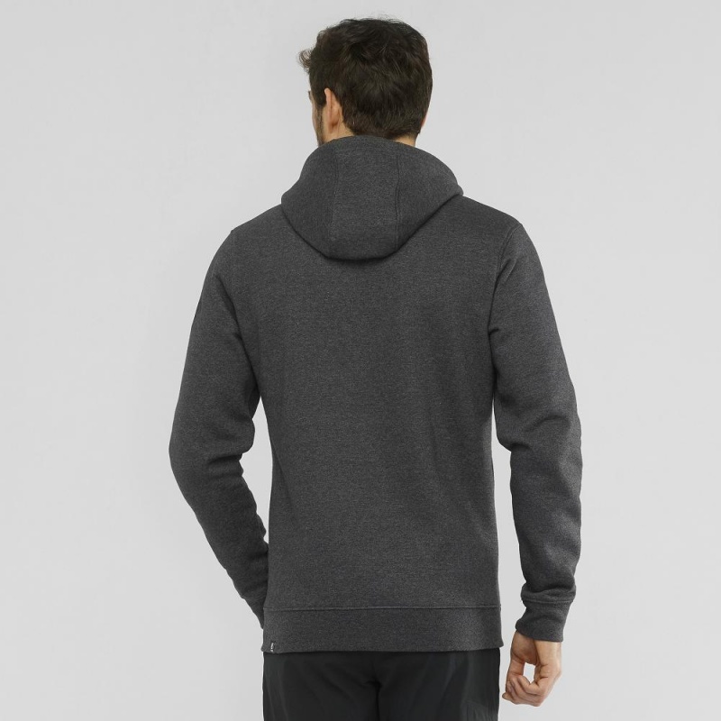 Salomon Shift Full Zip Hoodie M Férfi Futókabát Fekete | 95708-XHDT