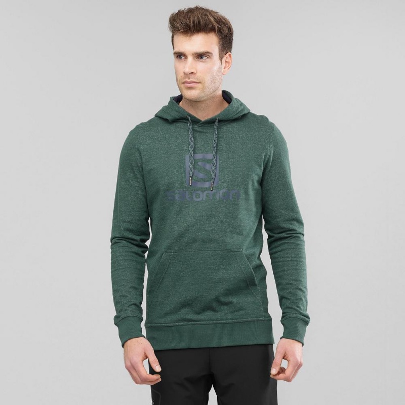 Salomon Shift Hoodie M Férfi Kapucnis Pulóver Zöld | 53064-PCAM