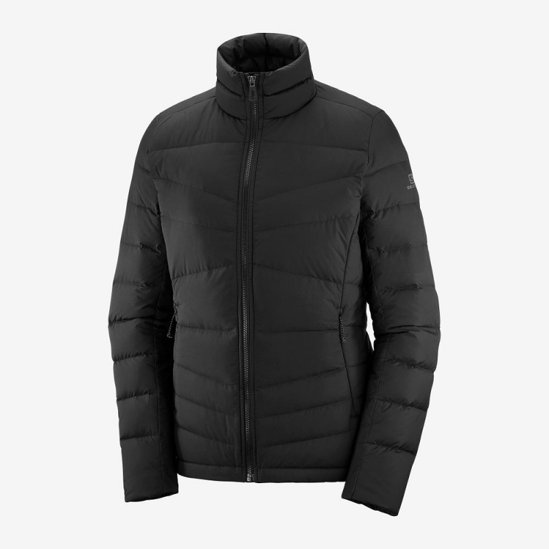 Salomon Transition Down Jacket W Női Kabát Fekete | 28390-OCSP