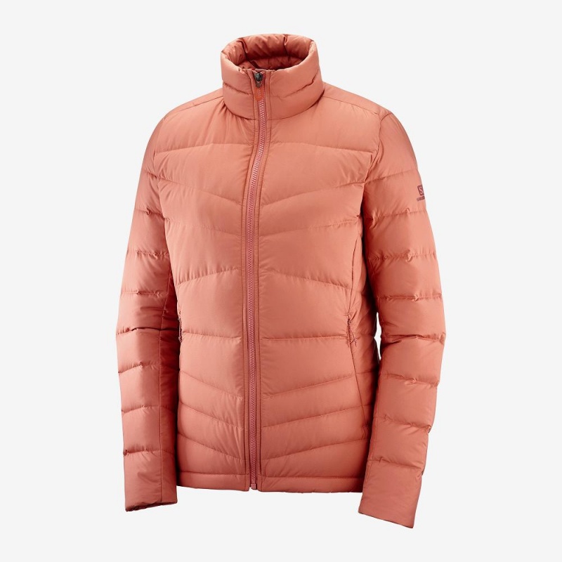 Salomon Transition Down Jacket W Női Kabát Narancssárga | 84527-PKOZ