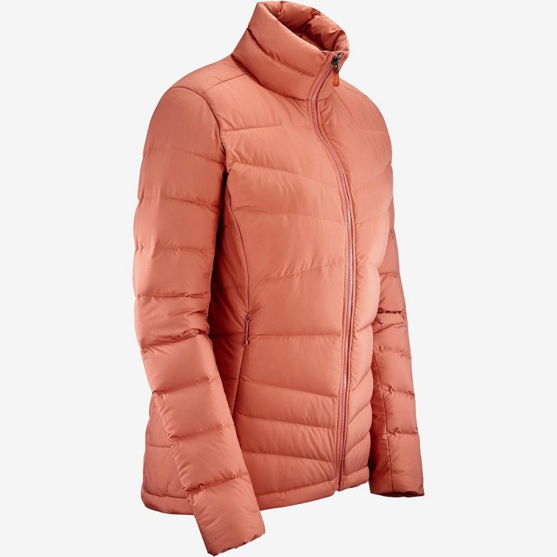 Salomon Transition Down Jacket W Női Kabát Narancssárga | 84527-PKOZ