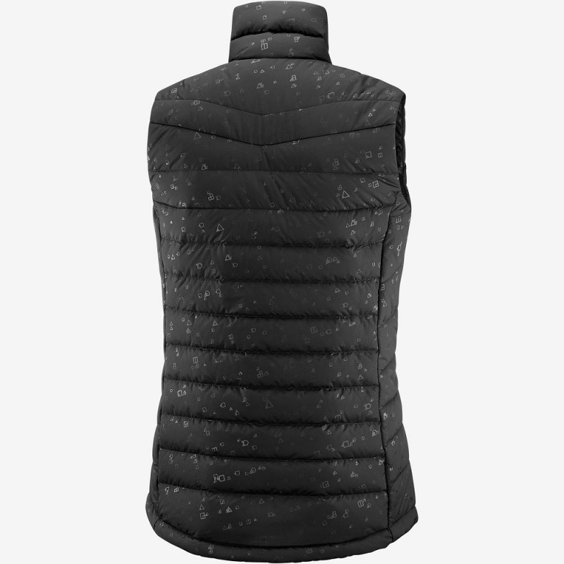 Salomon Transition Down Vest W Női Kabát Fekete | 71923-YJOL