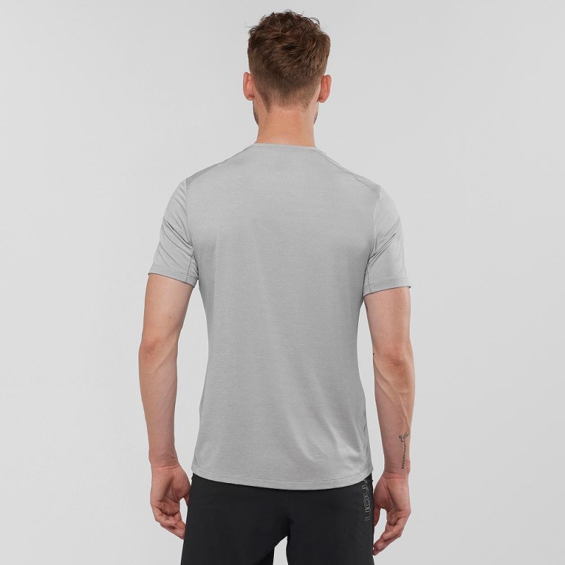 Salomon Xa Tee M Férfi Felsők Gray | 47629-ECLO